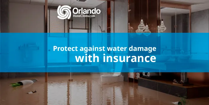 Protect against water damage with insurance
