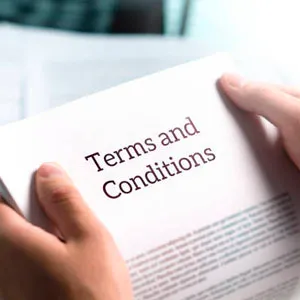 Review of policy terms and conditions