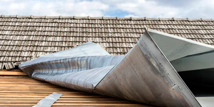 What to do in wind damage roof
