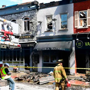 commercial fire damage claim