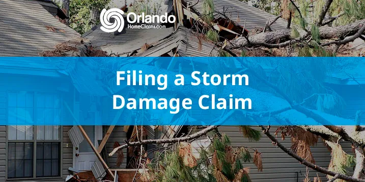 filing a storm damage claim