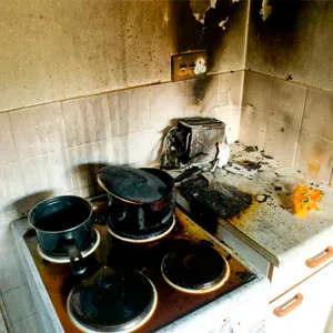 identify and remove the source of the smoke